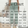 thumbnail image 3 of Womens Drawstring Linen Pants Ankle Length Straight Leg Elastic Waist High Waisted Gauze Pants Spring Maternity Gauchos Pants Wine XXL, 3 of 6