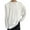 White, variant on Men's Waffle Pattern Long Sleeve Loose Simple Top Pullovers Casual V Collar Tee Shirt