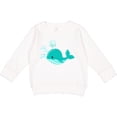 thumbnail image 2 of Inktastic Cute Singing Whale Toddler Sweatshirt, 2 of 4