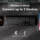 thumbnail image 3 of Teclado Keychron K10 V2, tamaño completo, 104 teclas, Bluetooth, Mac/Win, 3 of 8