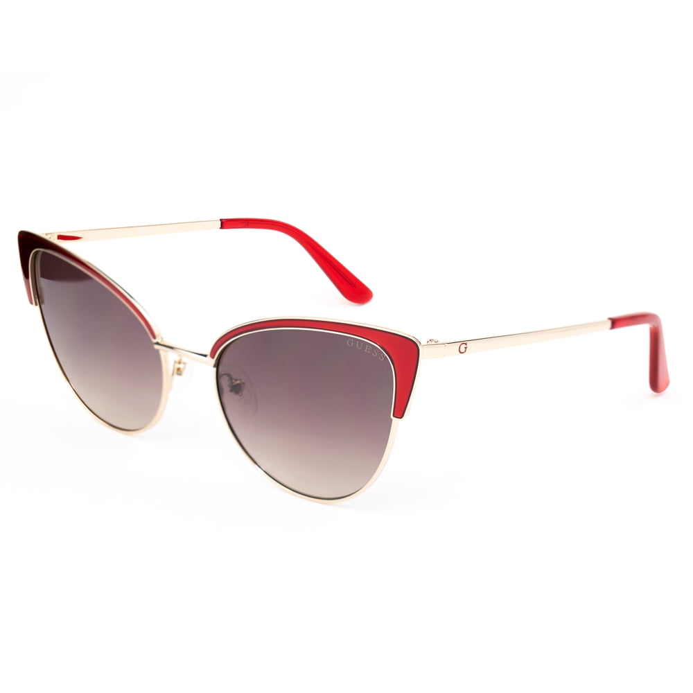 guess red sunglasses