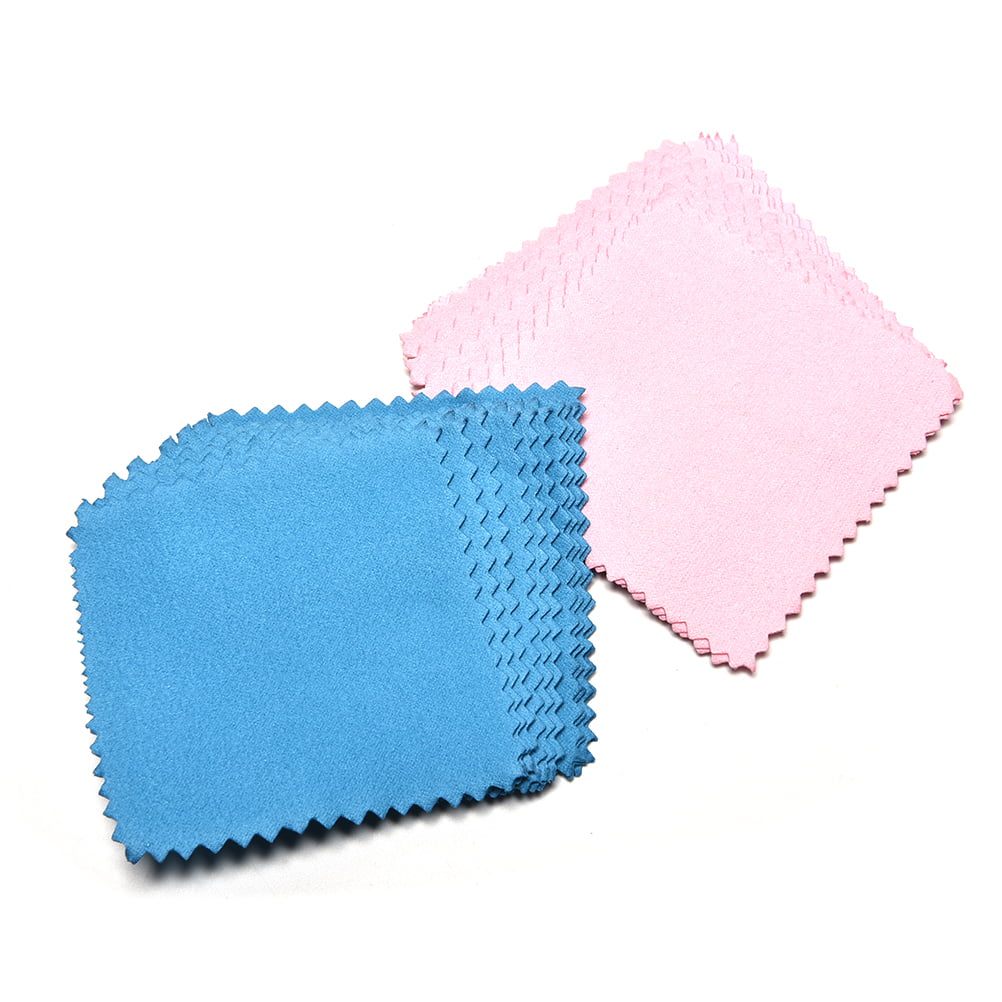 10x Jewelry Polishing Cloth Cleaning for Platinum Gold and Sterling Silver ZN 