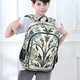 thumbnail image 6 of FORMRS Unisex School Backpack 17" Student Travel Bag with Laptop Compartment, Blue Floral Pattern, 6 of 7
