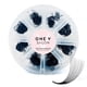 thumbnail image 1 of Extensiones de pestañas One V Salon 500, sueltas, prefabricadas, en forma de D Curl, 1 of 9
