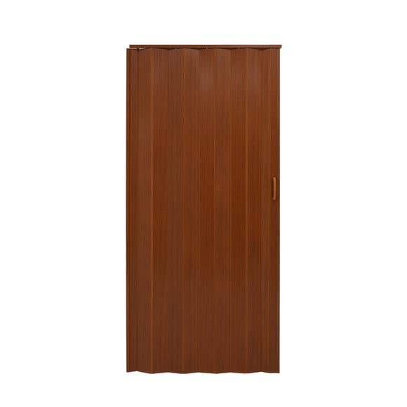 Puerta Plegable para Interior Caoba Ébano 100x215 cm Reforzada