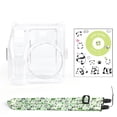 thumbnail image 3 of Transparent Storage Case For Instax Mini SE Camera Carrying Bag Protective Shell Crystal Case With Strap&Sticker Set, 3 of 9