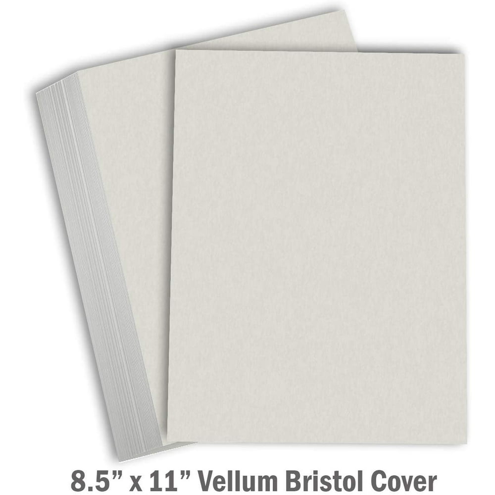 Hamilco Colored Carstock Thick Paper Gray Bristol Vellum Card Stock for