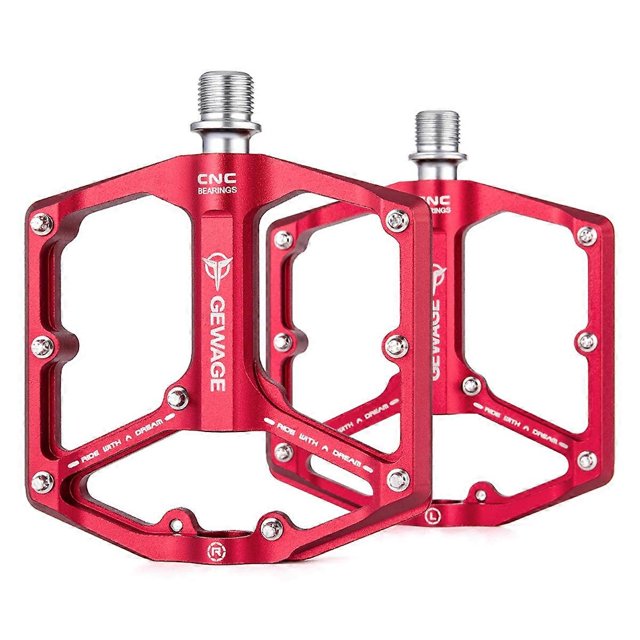 GEWAGE Bicycle Pedal One-Piece CNC Aluminum Alloy Ultralight Seal Du Bearing Bicycle Pedals Accessor