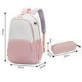 thumbnail image 2 of Two Piece Set with Backpack, School Backpack Unisex Shoulder Bag for School Travel, Durable Pencil Case Included, Functional Set for Students and Daily Use, 2 of 4