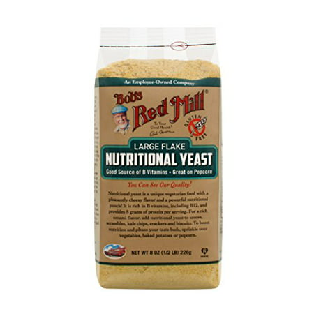 Bob's Red Mill Large Flake Nutritional Yeast, Gluten-Free, 8 Ounces,