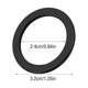 thumbnail image 2 of Greeniant Paquete de 5 arandelas de aleación para bicicleta de montaña, espaciador de actualización modificado portátil, reemplazo de Ciclismo 2mm, 2 of 6