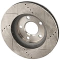thumbnail image 6 of New Vented Brake Disc Compatible With Buick Cadillac Chevrolet Impala SS 6 Cyl 3.8L Impala Base 6 Cyl 3.4L Park Avenue Ultra 6 Cyl 3.8L 1997-2005 By 19902 55034 56641 65935 101703, 6 of 8