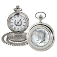 thumbnail image 2 of UPM Global 13154 JFK Half Dollar Coin Pocket Watch, 2 of 10