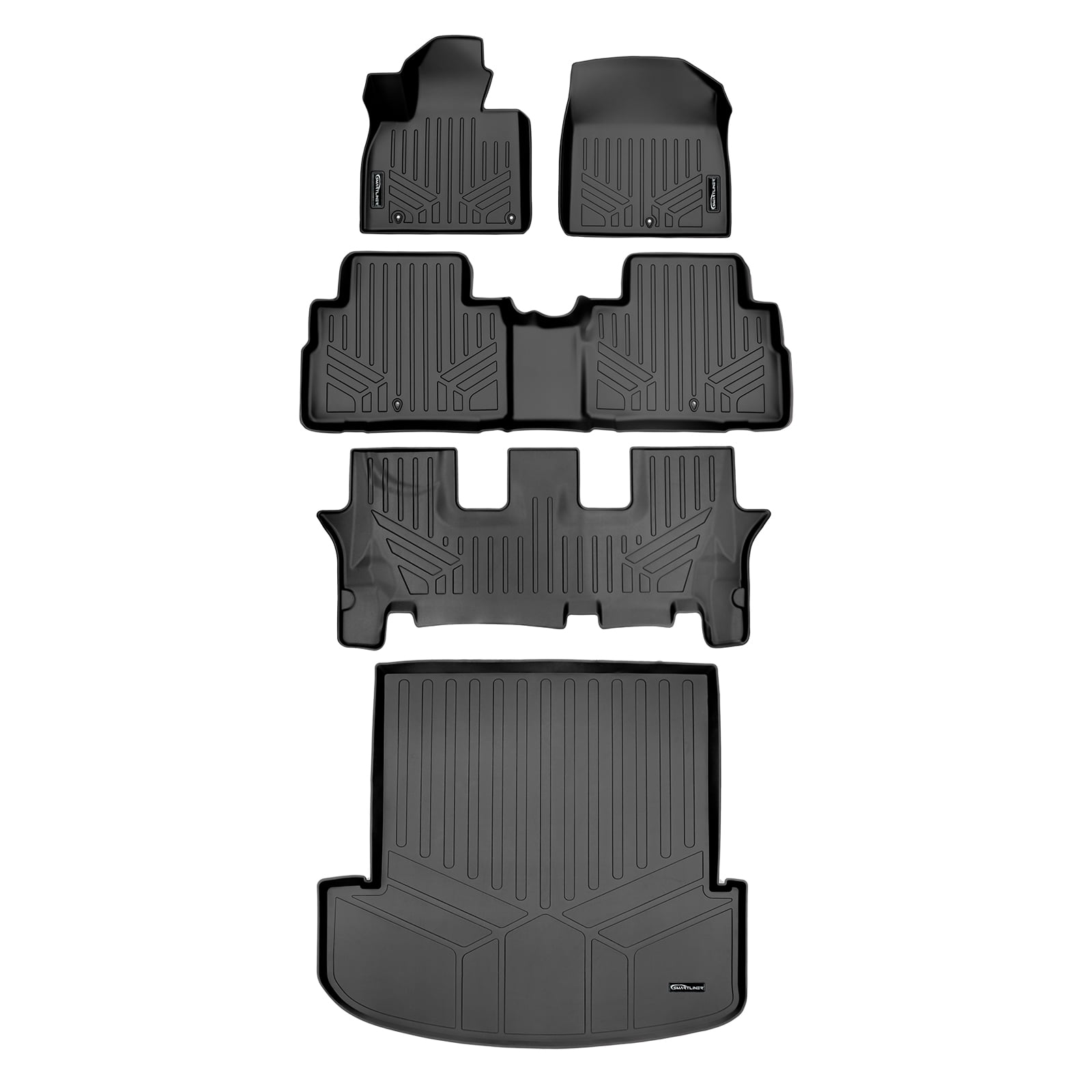 Maxliner 20202021 Kia Telluride Custom Floor Mats 3 Rows Cargo Liner