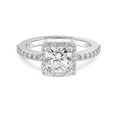 thumbnail image 3 of 1 Carat IGI Certified Radiant Shape Lab Grown Diamond Engagement Ring | 14K White Gold | Lumina Halo Diamond Eternity Lab Diamond Ring | FG-VS1-VS2 Quality Friendly Diamonds, 3 of 5