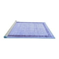 thumbnail image 2 of Ahgly Company Machine Washable Indoor Round Persian Blue Traditional Area Rugs, 4' Round, 2 of 4