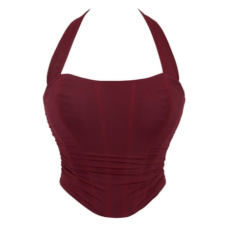 UPPADA Corset Tops for Women Plus Size Clearance Womens Lingerie Corset Underbust Corset with Straps Goth Brown Corset Top Vintage Underbust Corset Top Lace Up Corset Tops Waist Belt Corset
