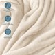 thumbnail image 5 of Bare Home Manta de Felpa Polar de 300 G/M², Microfibra Mullida, Suave y Afelpada, Tamaño Twin/Twin XL, Color Vainilla, 5 of 7