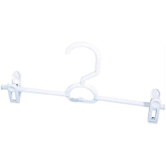 Tamor Plastics Corp 6704WH2.12Inch Skirt or Pant Clothes Hanger, Pack