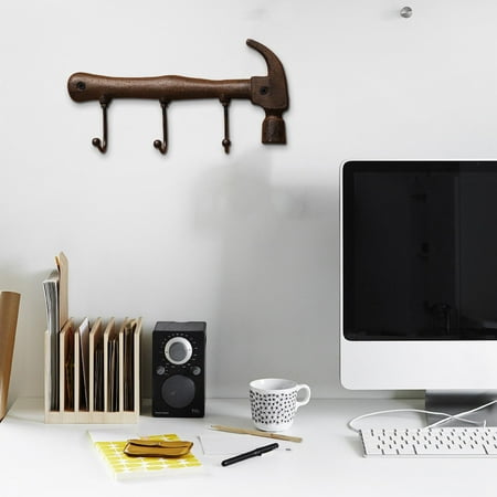 

CFS Iron Fish Wrench Hammer Wall Hanging Hook Garden Courtyard Interior Decoration Pendant