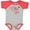Heather and Red, variant on Inktastic Ohio Girl Boys or Girls Baby Bodysuit