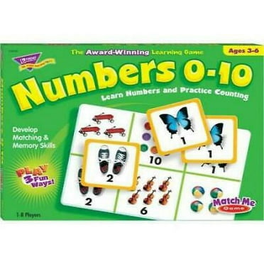 TREND Match Me Numbers 0-10 Learning Game (T58102)