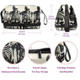 thumbnail image 5 of Travel Cosmetic Bag,Makeup Organizer & Portable Toiletry Pouch for Women & Girls Gifts, 5 of 6