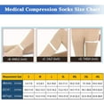 thumbnail image 3 of Sunm Boutique Black Thigh High Compression Stockings 20-32mmHg Toeless Compression Socks for Women & Men（1 Pair , 3XL）, 3 of 7
