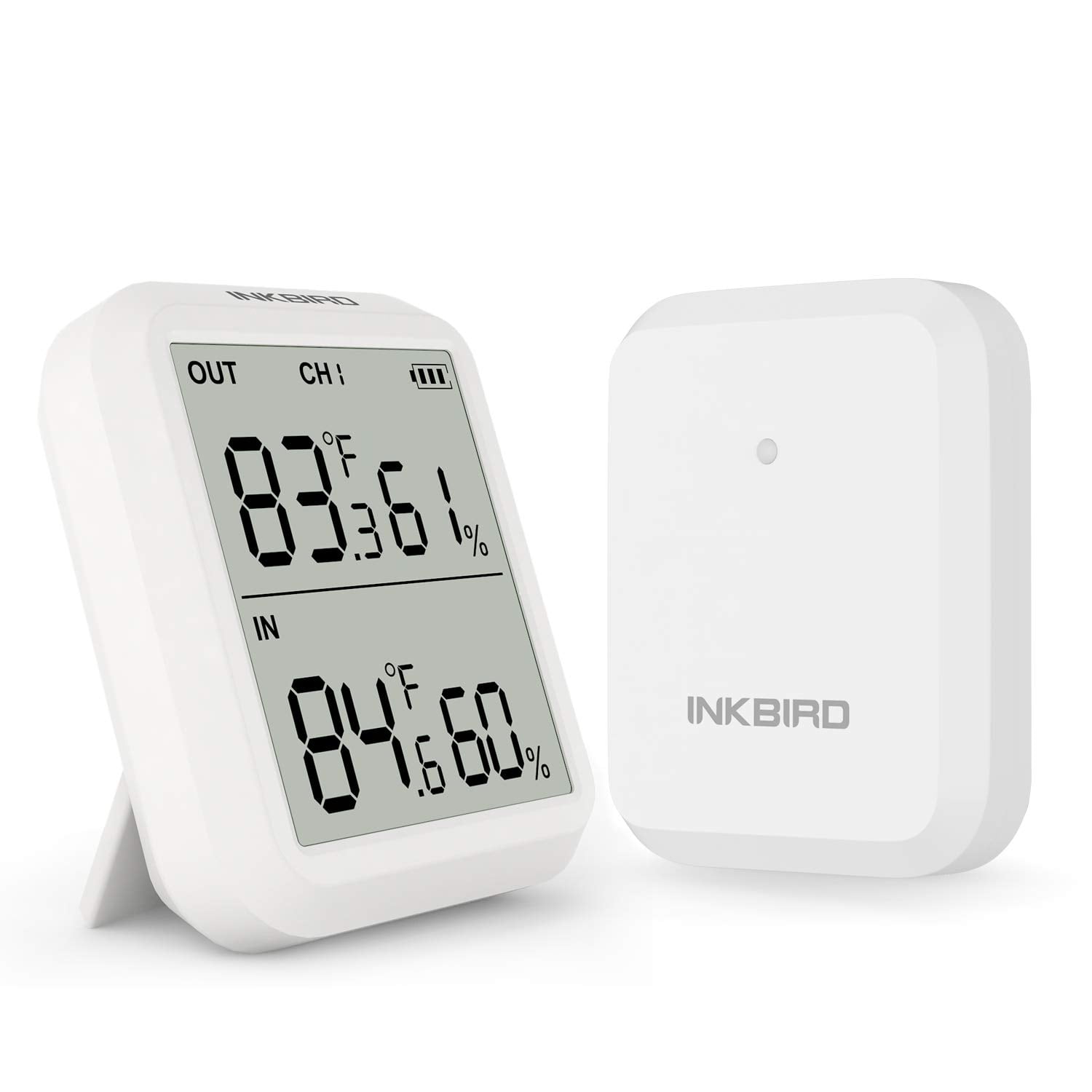 INKBIRD WiFi Thermometer Hygrometer 3 Pack with WiFi Gateway, Indoor  Wireless Temperature and Humidity Sensor with App Notification Alert for  Home