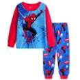 thumbnail image 1 of Conjunto de pijamas de manga larga para niños y niñas, ropa de dormir de dibujos animados de superhéroes, 2-7T, 2022, 1 of 4