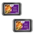 thumbnail image 1 of ChefElite - Ensemble de 2 Rôtissoires, 14,7 Pouces x 10 Pouces, Antiadhésif, Acier au Carbone, 1 of 2