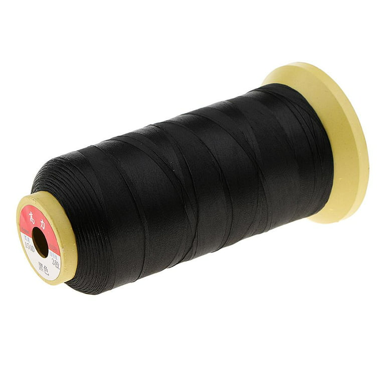 Sewing Thread Nylon 0.2mm Sewing Thread for Hair Extensions, Hairpiece  Strands - Black, as described 