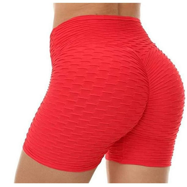 AOLIKS AOLIKS Women Workout Booty Shorts High Waist Scrunch Gym