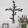 thumbnail image 1 of Lavish Home 80-WCROSS-6 Metal Wall Cross with Decorative Intertwined Vine Design, 1 of 4