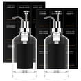 thumbnail image 1 of 2 Pcs Coffee Syrup Dispenser Set with 18 Labels 16.9 oz 500 ml Coffee Syrup Container Minimalist Clear Glass Syrup Bottle Reusable Syrup Dispenser Bottle Portable Coffee Pump Dispenser fo, 1 of 6