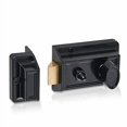 thumbnail image 1 of Cerradura nocturna de sobreponer SUMBIN con cilindro de zinc negro, 1 of 4