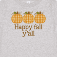 thumbnail image 4 of Inktastic Happy Fall Y'all Plaid Pumpkins Autumn Boys or Girls Baby T-Shirt, 4 of 5
