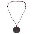 thumbnail image 3 of Collar de piedra volcánica, colgante de piedra volcánica, elegante collar de piedra energética, colgante de piedra volcánica natural, rendimiento sólido, 3 of 5