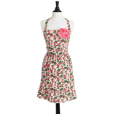 Jessie Steele Hostess Apron Bib - Jessie Steele Bib Courtney Berries Jubilee Apron