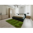 thumbnail image 4 of Ahgly Company Indoor Rectangle Patterned Dark Forest Green Area Rugs, 2' x 4', 4 of 6