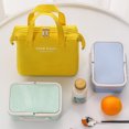 thumbnail image 3 of Walbest Large Lunch Bag Tote Bag Macaron Pack, Heat Insulation Oxford Cloth External Pocket Waterproof Lunch Pouch - Idea for Beach, Picnics, Road Trip, Meal Prep, Everyday Lunch to Work or School, 3 of 7