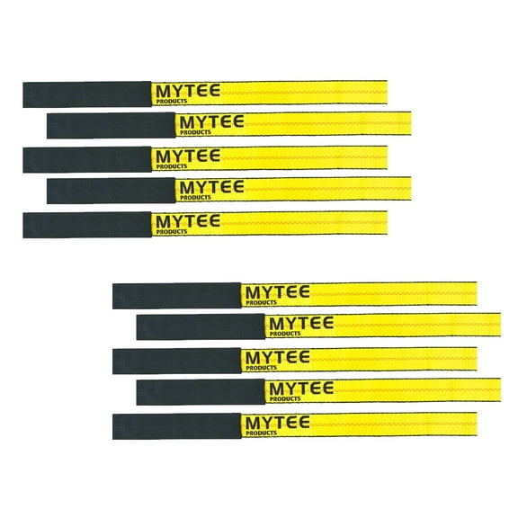 10-Pack 2" x 12" Cordura Strap Protectors Sleeve Webbing Ratchet Tie-down Winch Straps Web Protector