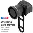 thumbnail image 4 of Bicycle Electric Horn Black ABS USB Rechargeable Bicycle Cycling Bell Speaker, 4 of 9