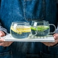 thumbnail image 2 of Clear Espresso Cups Walled Small Glass Coffee Mugs with Handle, 2 of 7