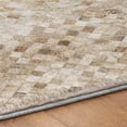 thumbnail image 5 of Addison Rugs Dream Shag Premium Machine Washable Transitional Small Diamonds Gray Rectangle Rug, 3' x 5', 5 of 8