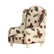 thumbnail image 1 of Sofá en miniatura 1/12, mueble para casa de muñecas, sillón de tela, sofá, juguete para niños Estampado floral beige, 1 of 9