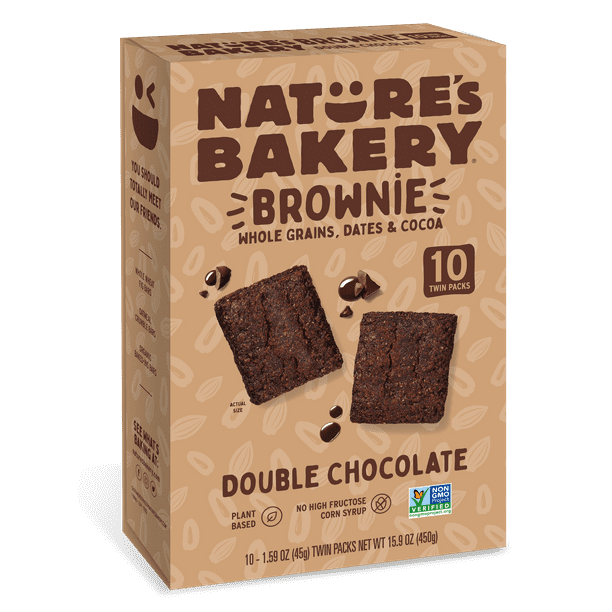 Nature's Bakery Double Choc Brownie 10CT