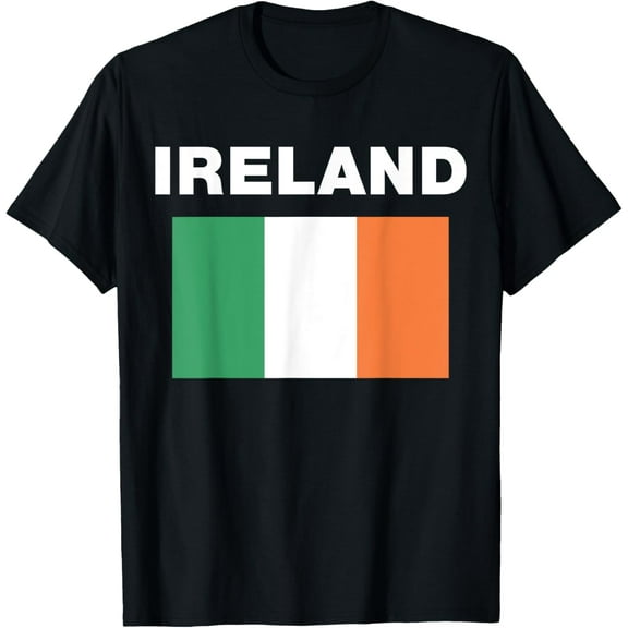men and women can wear，Ireland Irish Flag Heritage T-Shirt