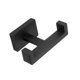thumbnail image 5 of Gancho doble para toallas, gancho para batas, toallero, soporte simple para toallas, para dormitorio, Negro, 5 of 9