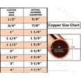 thumbnail image 2 of EZ-FLUID Plumbing (Pack of 100) 1/2" C X C LF Copper Slip Coupling Pressure Copper Fitting Without Stop,Sweat Solder Connection for Residential,Commercial., 2 of 4